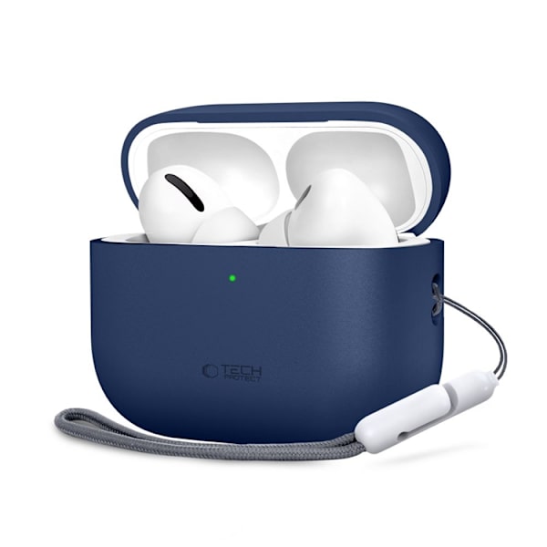 Tech-Protect Apple Airpods Pro 3 Etui Silikone - Navy Blå