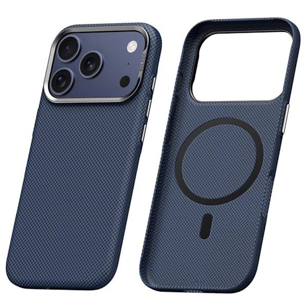 SULADA Mobilskal till iPhone 17 Pro MagSafe Grid Texture - Blå Blå