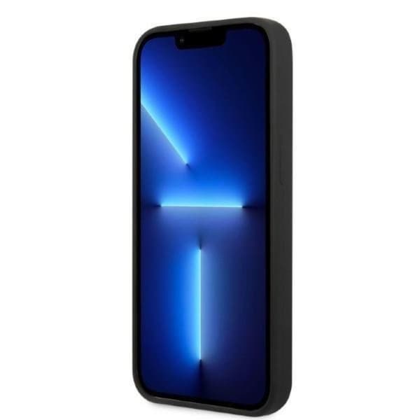 Guess iPhone 13 Pro Skal MagSafe Silicone Logo Plate - Sort Black