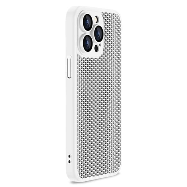 X-LEVEL Mobilskal till iPhone 15 Pro med Linsskydd Hård PC Vit