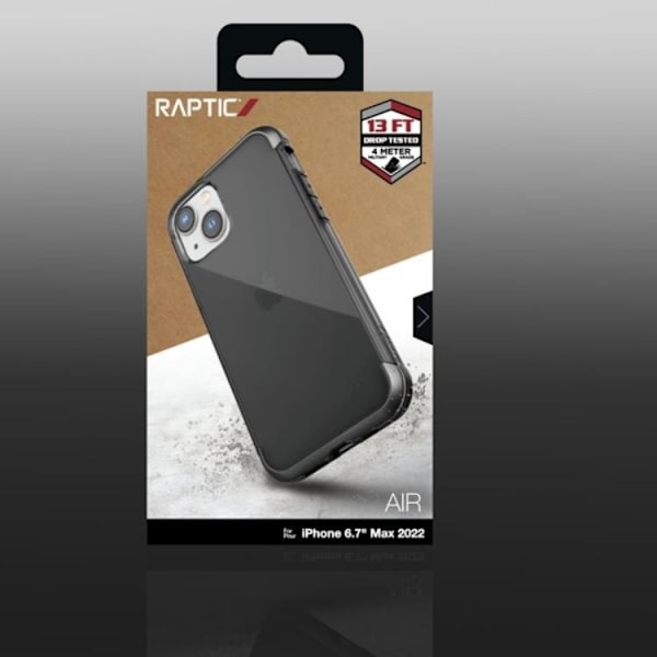 Raptic iPhone 14 Pro Max -kotelo X-Doria Air - Harmaa Grå