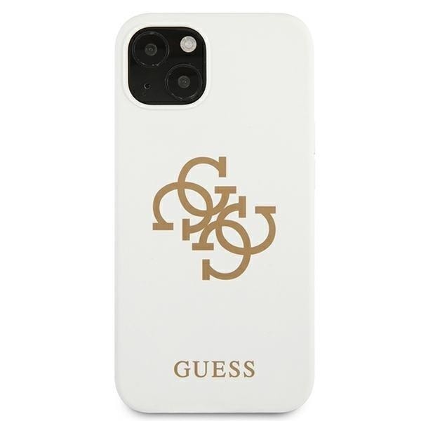 Guess Silicone Logo Skal iPhone 13 mini - Vit Vit