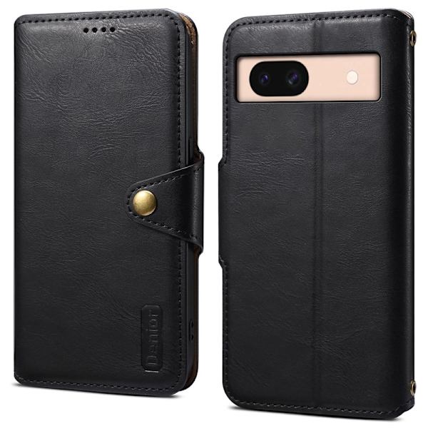 DENIOR Google Pixel 8a Plånboksfodral Konstläder Svart