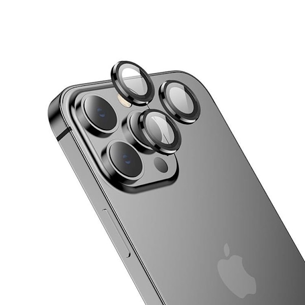 Hofi Kameralinsskydd i Härdat Glas iPhone 13 Pro/13 Pro Max Svart