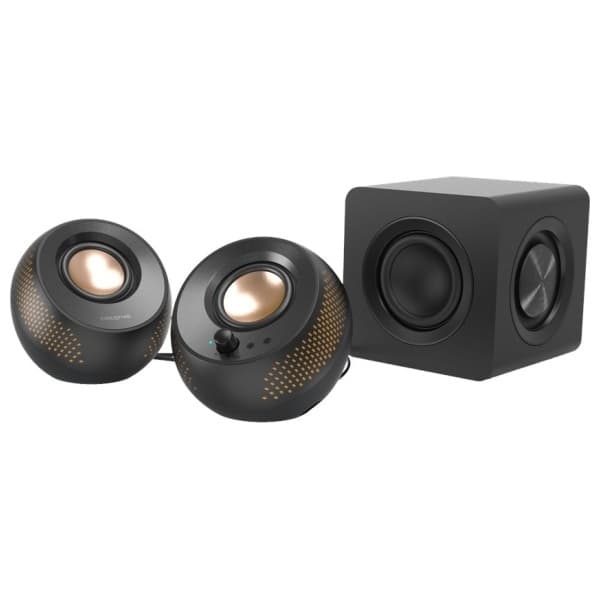 Kreative computerhøjttalere med subwoofer Pebble X Plus 2.1 - Sort Black