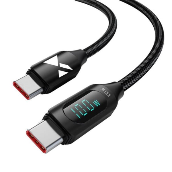 Wozinsky USB-C till USB-C Kabel (1m) - Svart