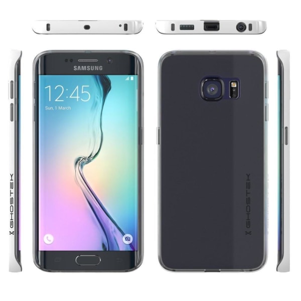 Ghostek Cloak Skal till Samsung Galaxy S6 Edge - Silver Silver