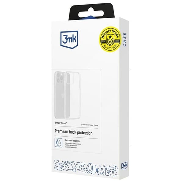 3MK Mobilskal till iPhone 17 Pro Max Armor - Transparent Transparent