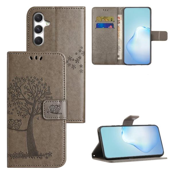 Plånboksfodral för Samsung Galaxy S26 Plus Konstläder - Grå