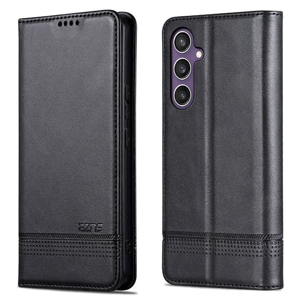 AZNS Samsung Galaxy A36 5G Plånboksfodral Konstläder - Svart