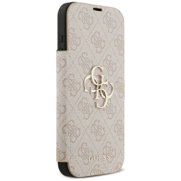 Guess iPhone 17 Pro Plånboksfodral Metal Logo - Rosa Rosa