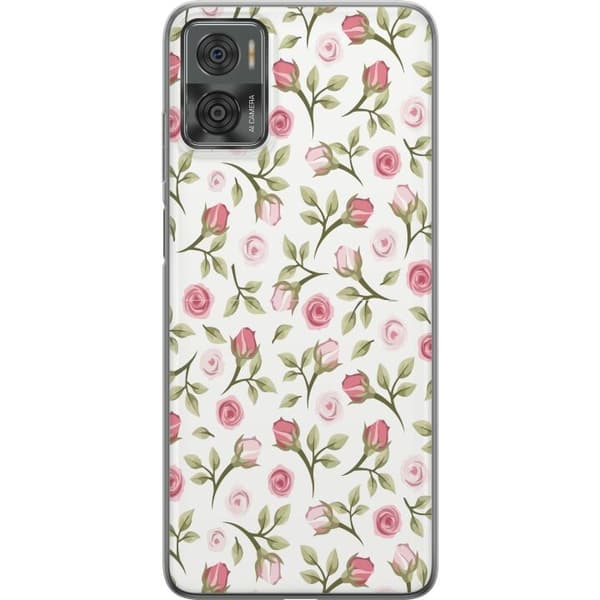 Mobilcover til Motorola Moto E22i med Blomstret