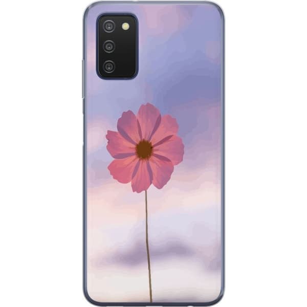 Mobilskal till Samsung Galaxy A03s med Rosa blomma