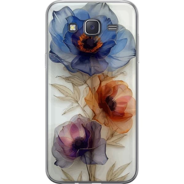 Mobilcover til Samsung Galaxy J5 med Silkeblomster