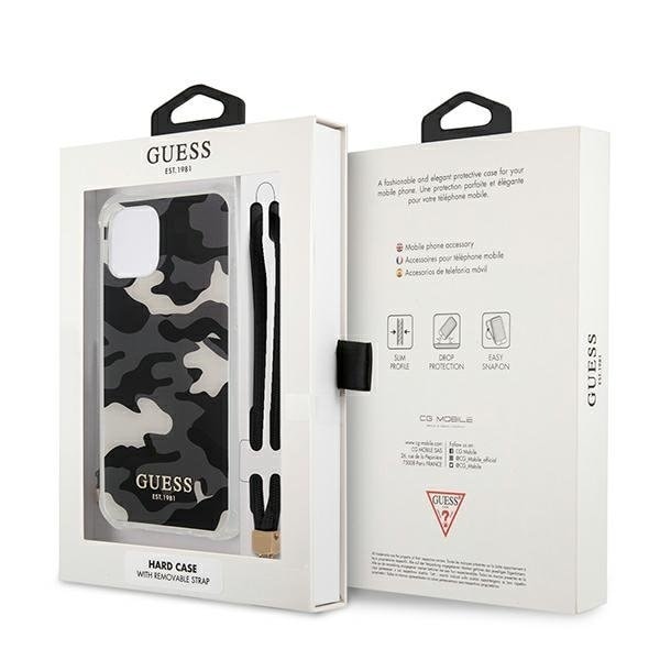 Guess iPhone 12 Pro Max Skal Camo Collection - Svart Svart