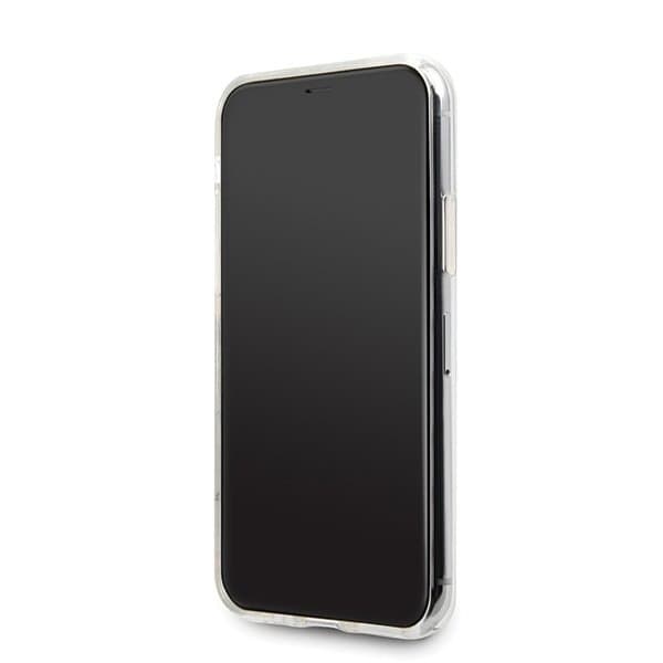 Guess Taske til iPhone 11 Pro Glitter Triangle - Guld Yellow