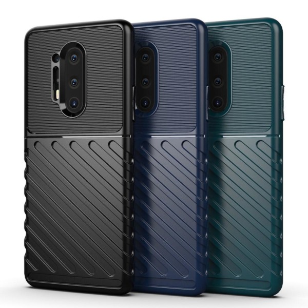 Thunder Twill Texture Cover OnePlus 8 Pro -suoja - sininen Blue