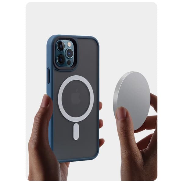Tech-Protect Magmat Magsafe Skal iPhone 12/12 Pro - Mat Sort Black
