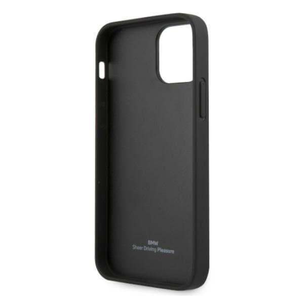 BMW Læder Deboss Skal iPhone 12 / 12 Pro - Sort Black