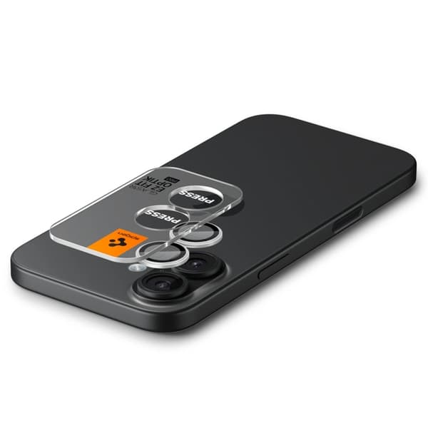 [2-Pack] Spigen iPhone 17 hærdet glas kameradæksel EZ Fit - Blå Blå