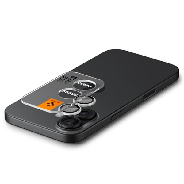 Spigen [2-Pack] iPhone 17 Härdat Glas Kameraskydd EZ Fit - Blå Blå