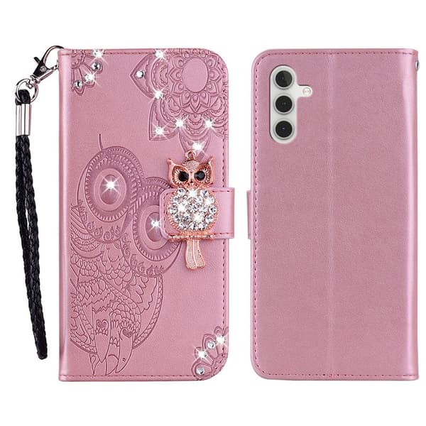 Plånboksfodral för Samsung Galaxy S26 Konstläder - Roséguld