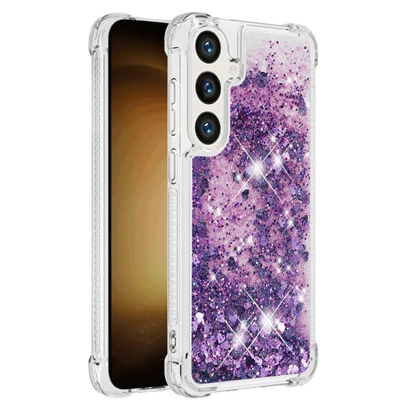 Mobilskal för Samsung Galaxy S26 Plus TPU Glitter Shockproof - Mörklila
