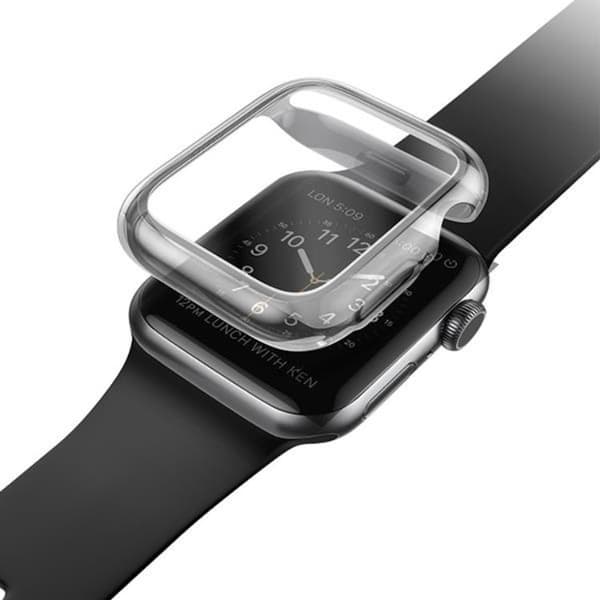 UNIQ Apple Watch 4/5/6/SE (44mm) - Savustettu Harmaa Grå