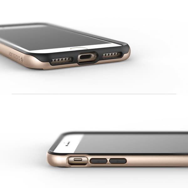 Caseology Envoy Äkta Läder Skal iPhone 7 Plus - Cherry Vinröd