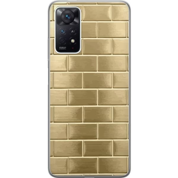 Mobilskal till Xiaomi Redmi Note 11 Pro med Gyllene Murstenar