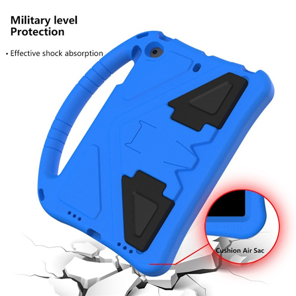 iPad mini 4/5 (2019) Skal EVA Kickstand - Blå Blå