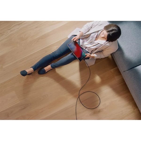 Veger USB-C til USB-C Kabel 1.5m 2.4A - Sort Svart