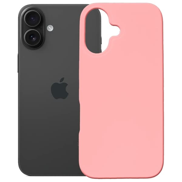3MK telefontaske til iPhone 16 MagSafe Silicone Hardy - Pink