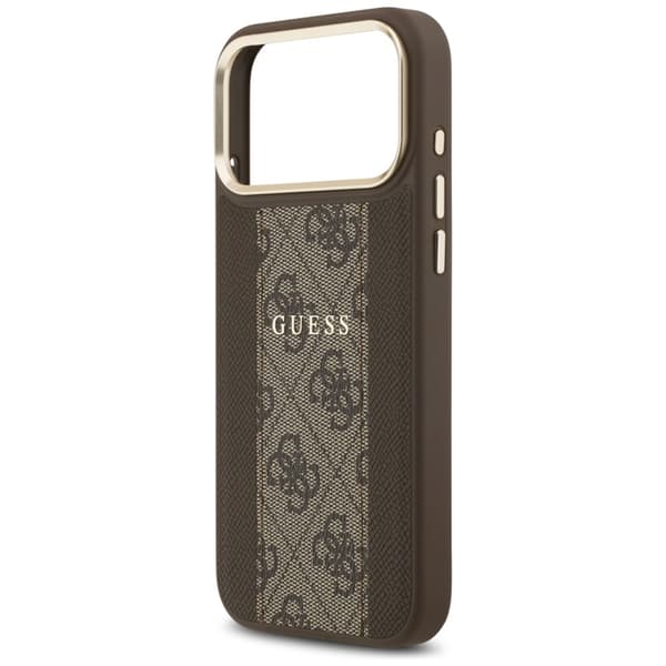 Guess Mobilskal till iPhone 17 Pro Max Magsafe Stripe - Brun Brun