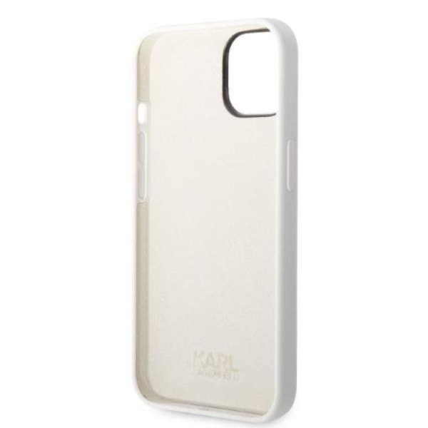 Karl Lagerfeld iPhone 14 Cover Silicone Ikonik - Hvid