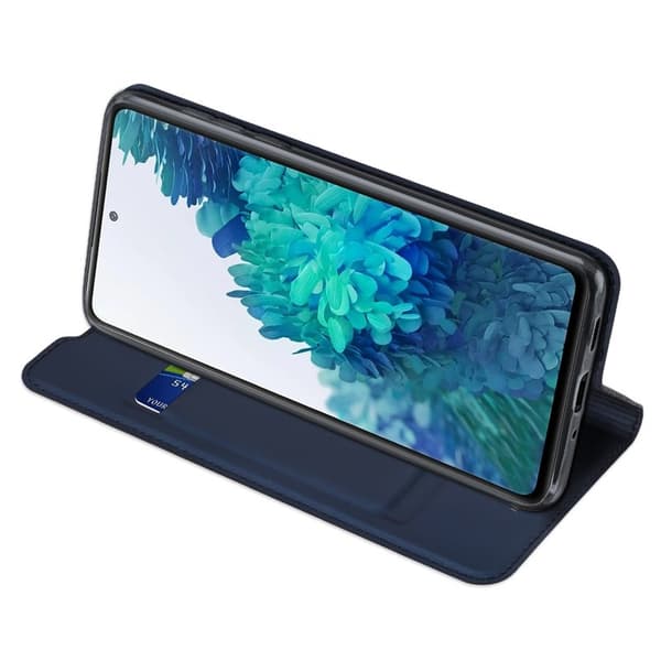 DUX DUCIS Skin Pro Samsung Galaxy S20 FE Plånboksfodral KonstLäder - Blå