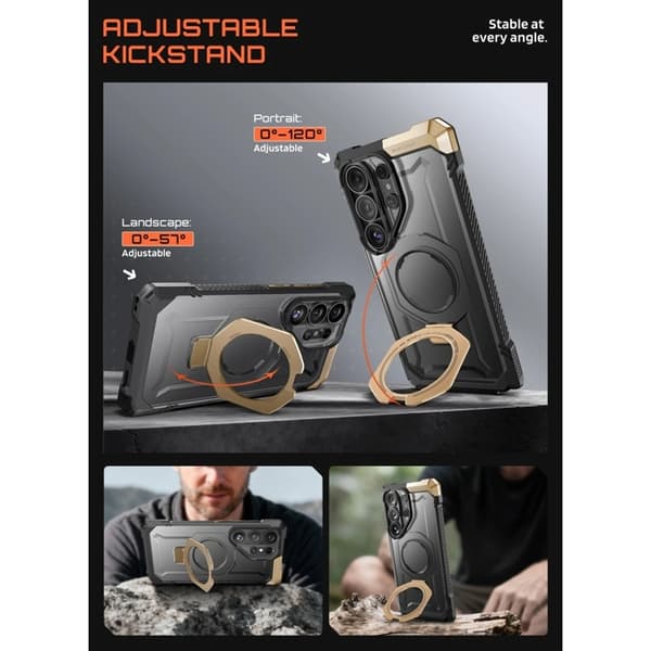 SupCase Mobilskal Til Galaxy S26 Ultra Magsafe UB Grip Guld