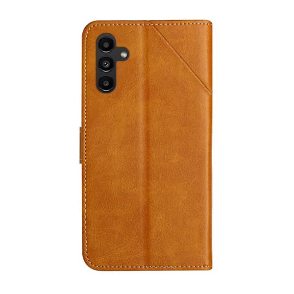 Plånboksfodral för Samsung Galaxy S26 Plus Konstläder med handledsrem - Gul