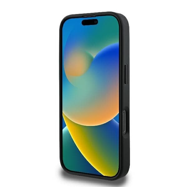 Guess Telefontaske til iPhone 16 Pro Max 4G Stort Logo - Sort Black