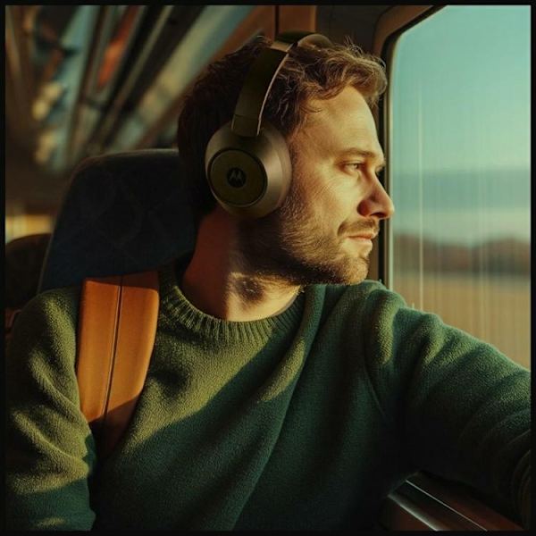 Motorola Over-Ear Hovedtelefoner Bluetooth ANC XT800 - Sort