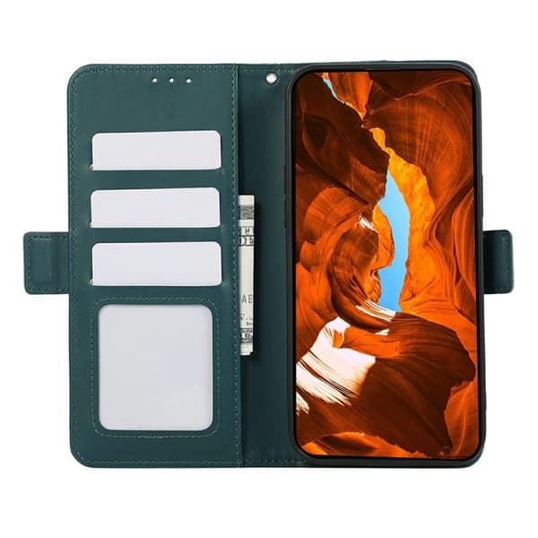 ABEEL Mobilskal till Samsung Galaxy S26 Pro KonstLäder RFID-Skydd - Grön