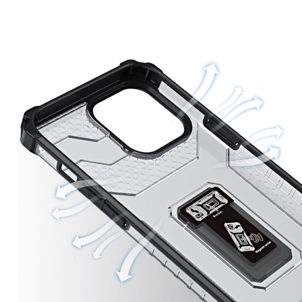 Crystal Ring Kickstand Cover iPhone 12 Pro Max - Blå