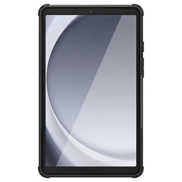 Mobilskal till Galaxy Tab A9 Kickstand Tire Texture Svart