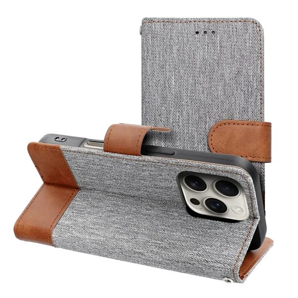 iPhone 17 Pro Max Pung Etui Jeans - Grå Grå