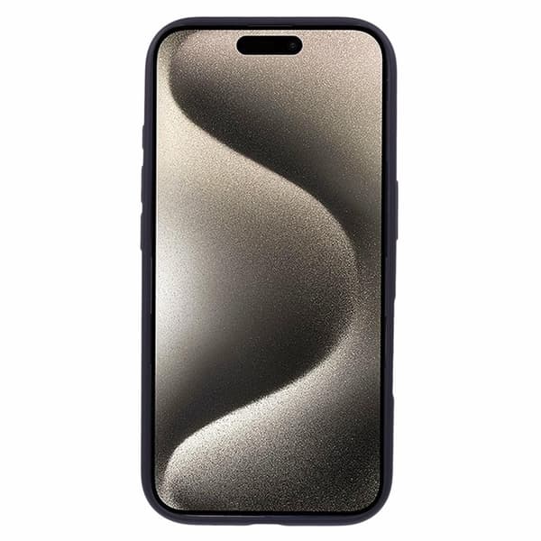 X-LEVEL PITHY STONE II Mobilskal till iPhone 16 Magnetiskt Svart