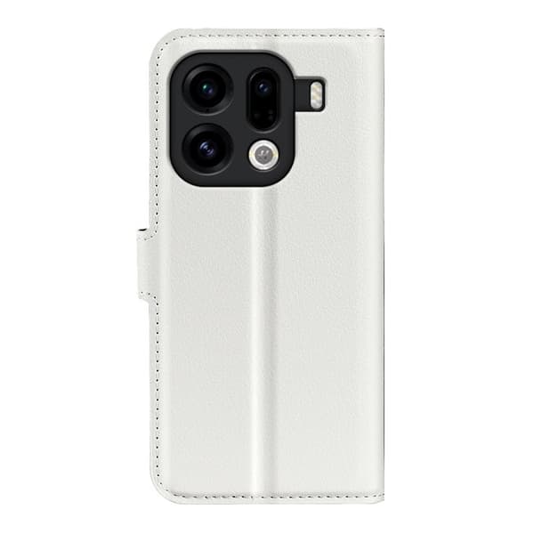 AMORUS Oppo Find X9 Pro 5G Plånboksfodral Konstläder - Vit