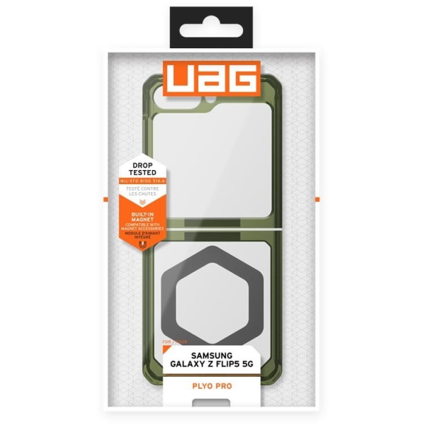 UAG Galaxy Z Flip 5 Mobiltaske Magsafe Plyo Pro - Ask/Space Grå