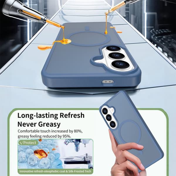 Mobilskal för Samsung Galaxy S26 Plus Magnetiskt TPU - Blå