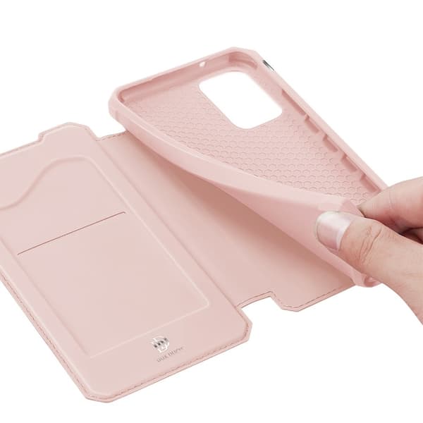 DUX DUCIS Læder Etui Til Samsung Galaxy Note 20 - Rose Gold Roséguld