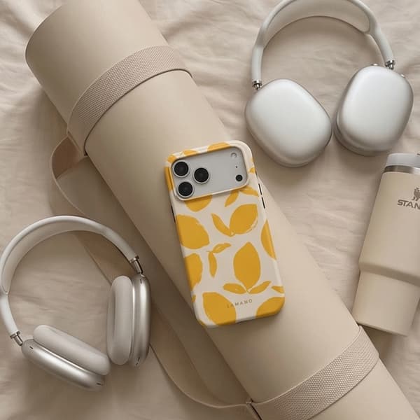 Tech-Protect Mobilskal För iPhone 18 Pro Max Magsafe Lamano - Lemon Haze